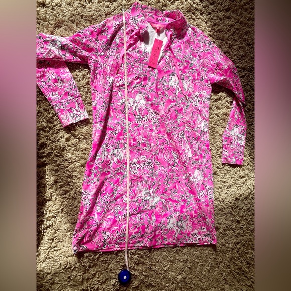 Lilly Pulitzer cassi dress plumeria pink XL - Picture 7 of 8
